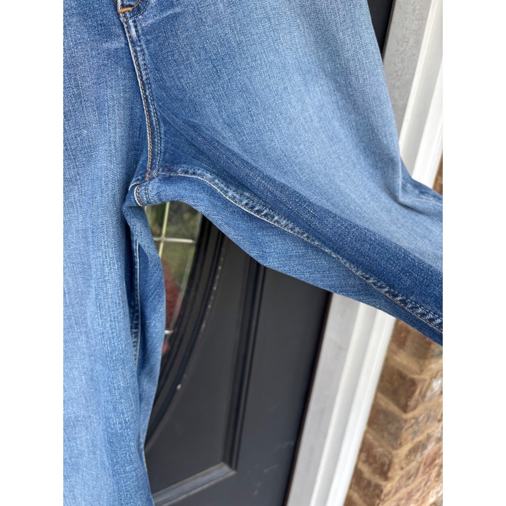 ASOS Denim Womens High Rise Skinny Jeans Blue Medium Wash Size UK 18/32 - Picture 6 of 13